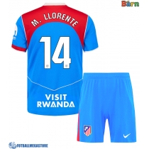 Fotballdrakt Barn Atletico Madrid Marcos Llorente #14 Tredjedraktsett 2025-26 Kortermet (+ Korte bukser)